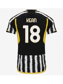 Juventus Moise Kean #18 Heimtrikot 2023-24 Kurzarm